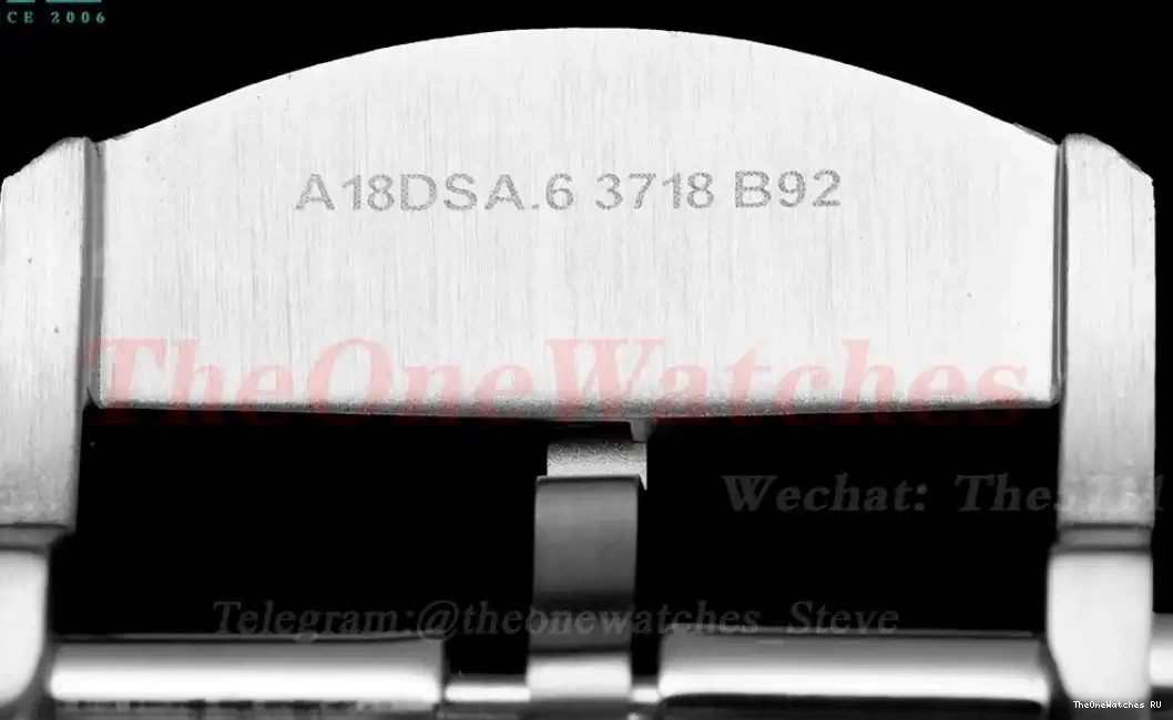 TF B01 A7750 Rubber Dial Strap on Rouleaux Blue 42MM Chronomat 0616